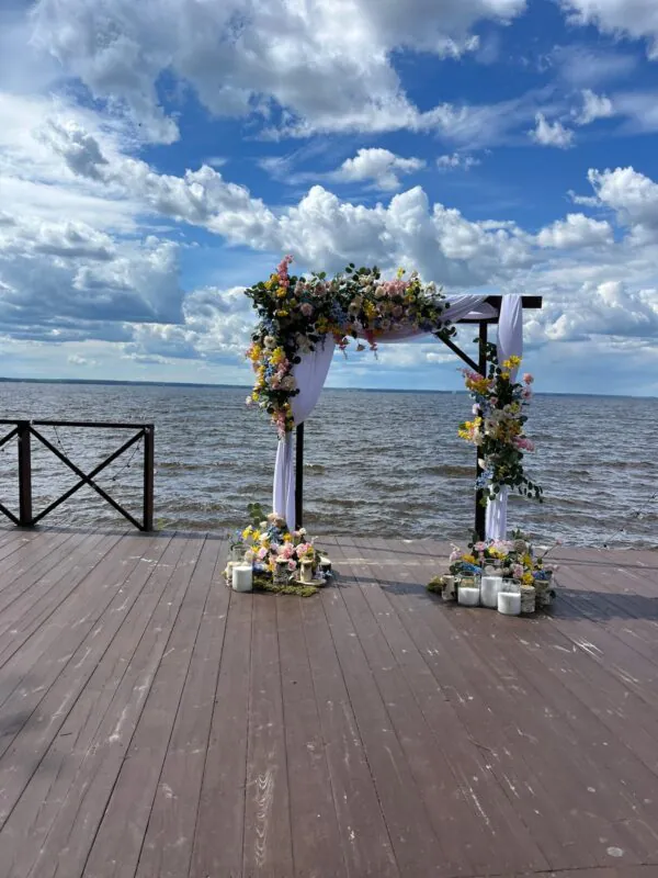 Свадьба Шатёр Море, оформление свадьбы — фото 15