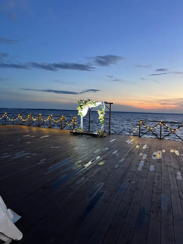 Свадьба Шатёр Море, оформление свадьбы — фото 39