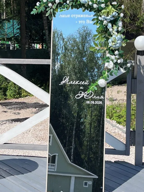 Свадьба в «Звезде Юга» (сфера) — синий и белый, оформление свадьбы — фото 2